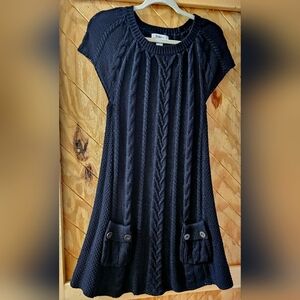 Vintage black sweater dress